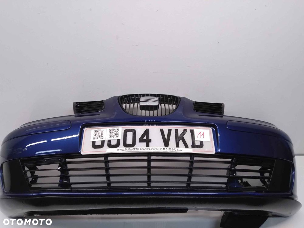 } ZDERZAK PRZÓD PRZEDNI SEAT IBIZA 3 6L LS5S GRANAT HALOGENY