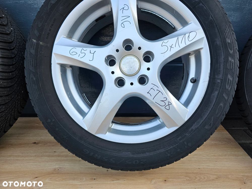 KOŁA FELGI ALUMINIOWE OPONY WIELOSEZONOWE OPEL VECTRA ASTRA ZAFIRA SIGNUM 16" 5x110 ET38 6,5J - 9