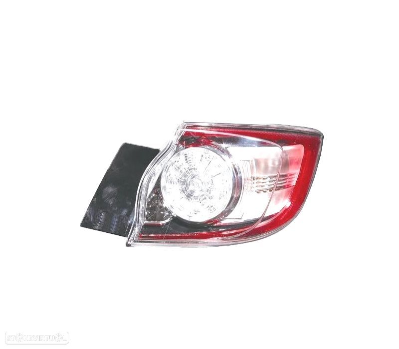 FAROLIN DIR MAZDA 3 HATCHBACK 5P 09-13 BRANCO LED VERMELHO - 1