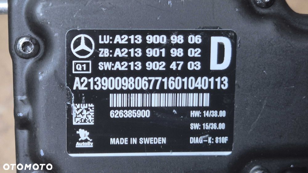 Kamera Szyby Przedniej Asystent Mercedes E W213 C W205 OE A213 NOWA! - 5