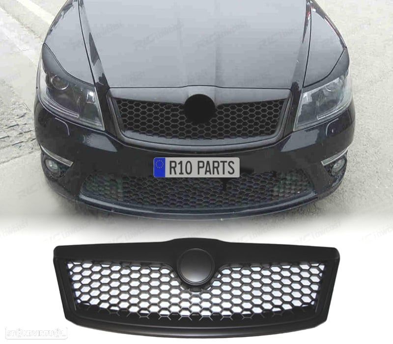 GRELHA DIANTEIRA SKODA OCTAVIA 10-14 LOOK RS - 1