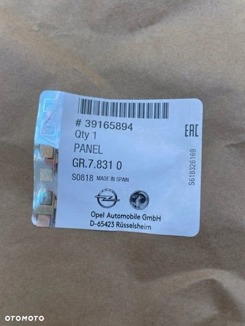 KRATKA ZDERZAKA PRZÓD OPEL COMBO E NOWE 39165894 - 3