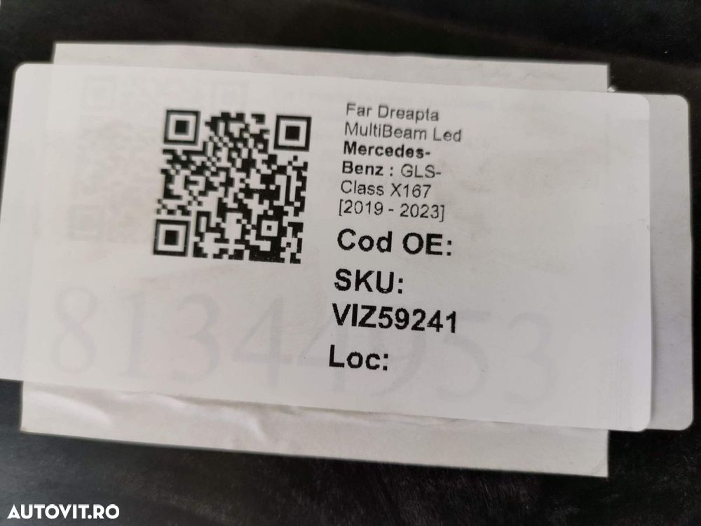 Far Dreapta MultiBeam Led Mercedes-Benz  GLS-Class X167 [2019 - 2023] - 8