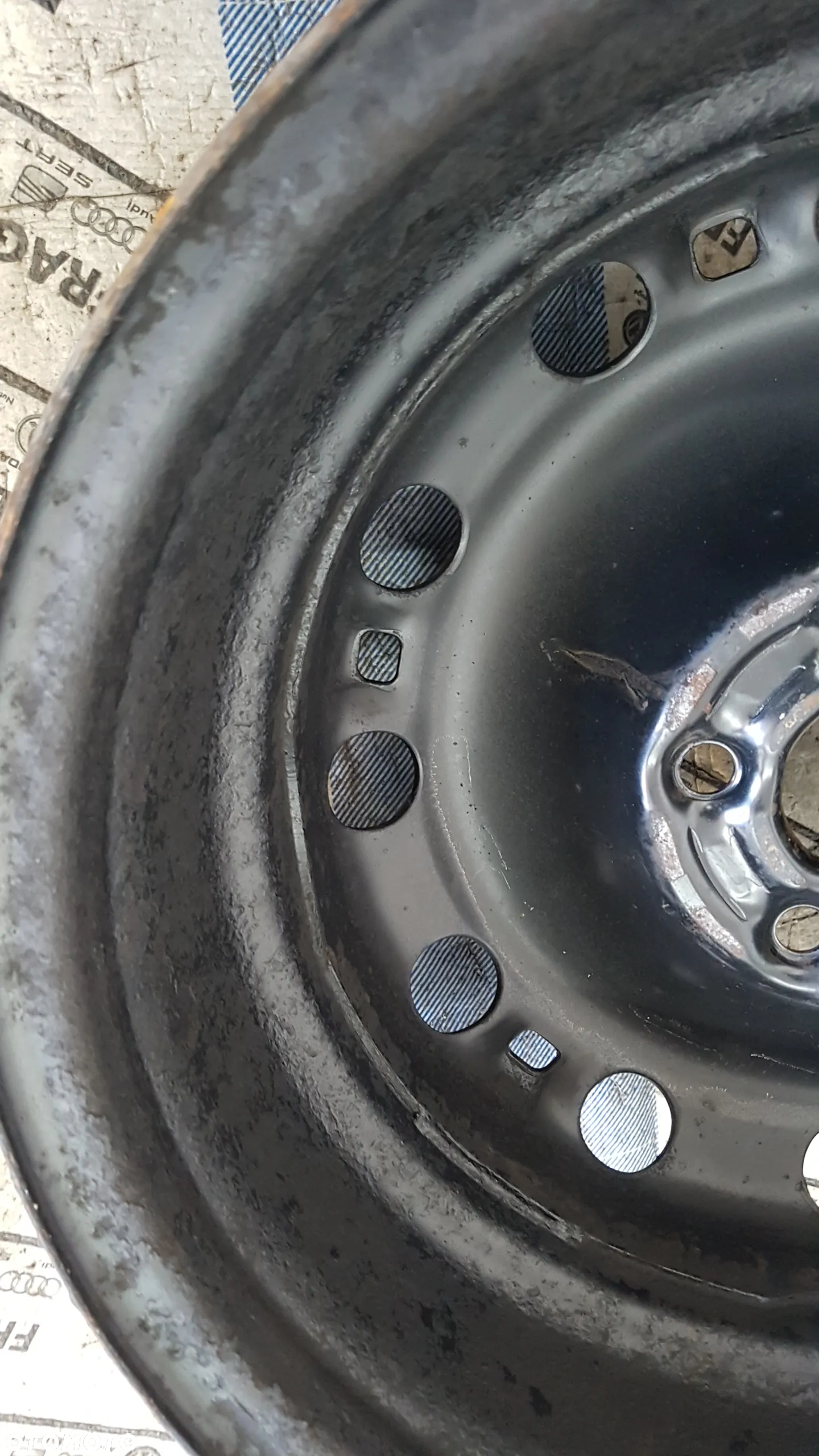 FELGI STALOWE VW  5X100 6JX15 ET43 VW POLO SKODA FABIA SEAT IBIZA - 16
