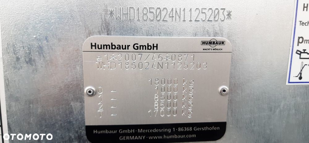 Humbaur 3-stronny kipper | HTK 18 50 24 - 27
