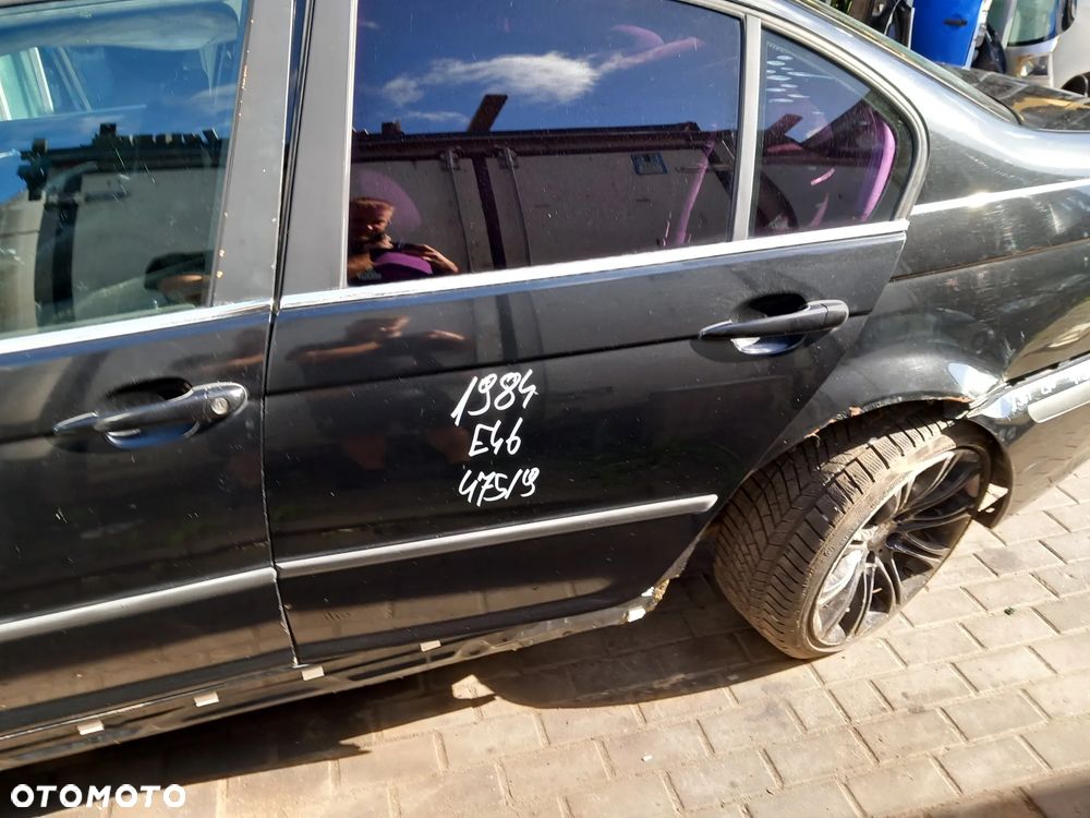 BMW E46 DRZWI LEWE TYLNE LEWY TYŁ SEDAN KOLOR: 475/9 - 1