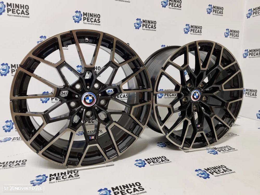 Jantes BMW Novo M4 CSL 827M em 20 Preto Face Brushed (5x120) - 2