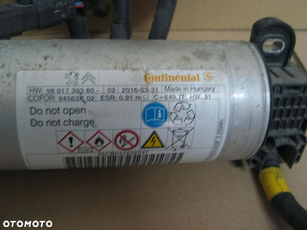 modul start stop kondensator peugeot citroen 9801739380 9802096780 - 9