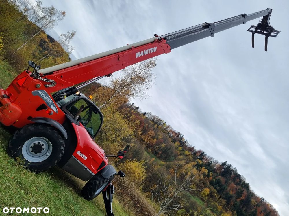 Manitou MT1840 Ładowarka Teleskopowa 18 metrów jak nowa z salonu Import Norwegia Rozsuwanie wideł Hydrauliczne. zmiana na łyżkę Hydra. ZERO LUZÓW Wycieków Maszyna z Gospodarstwa nie katowana - 7
