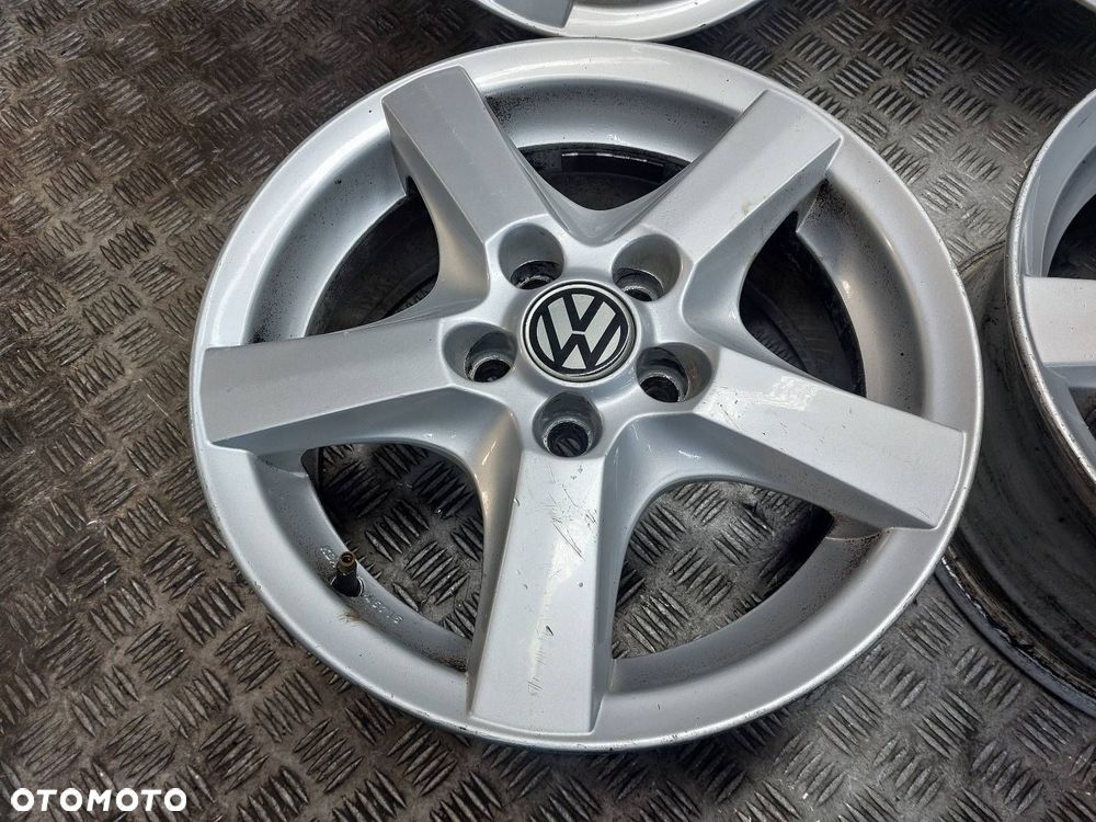 FELGI ALUMINIOWE 4 SZT 5x100 6,5Jx15 ET40 VW AUDI SKODA SEAT ENZO KBA45715 - 2