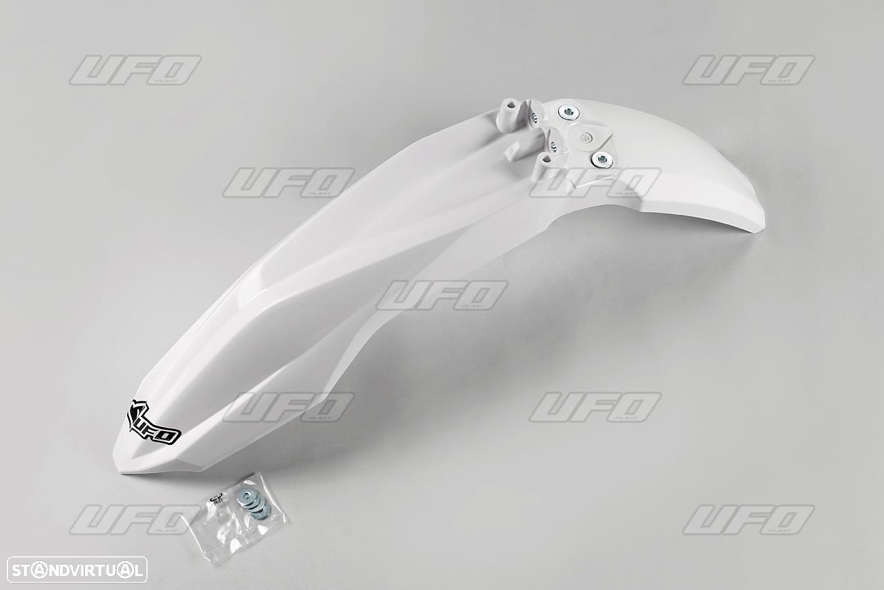 guarda lamas dianteiro ufo branco husqvarna tc 85 - 1
