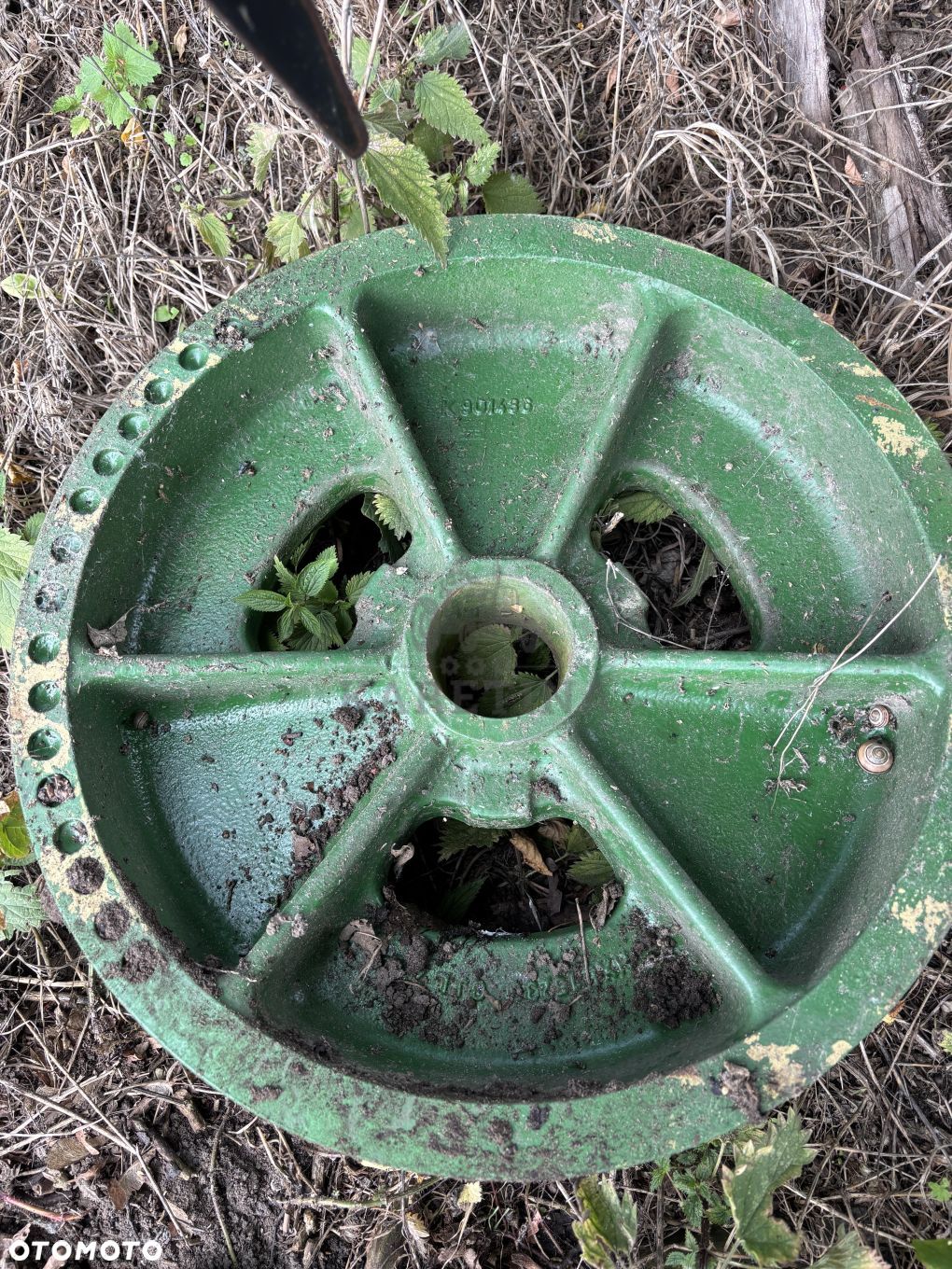 John Deere 7180 7250 7550 7580 - koło podporowe głowicy tnącej HXE15233 - 1