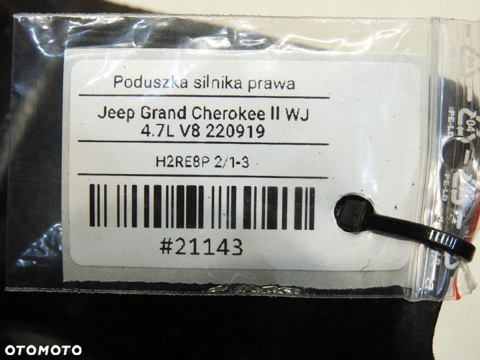 ŁAPA PODUSZKA SILNIKA PRAWA GRAND CHEROKEE WJ 4.7 - 8