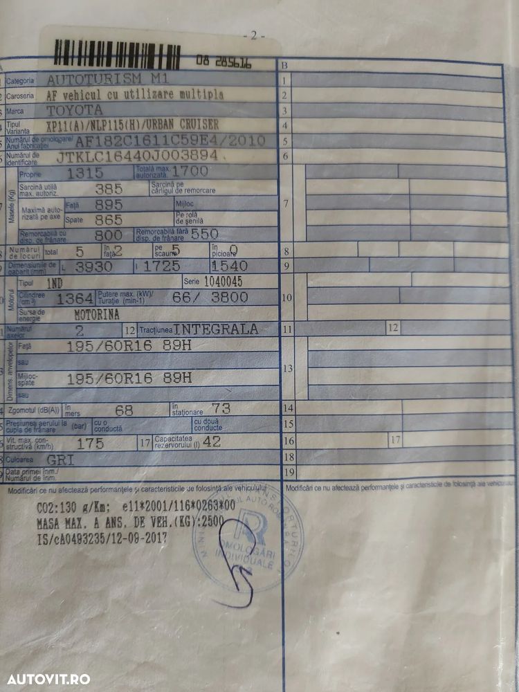 Toyota Urban Cruiser 1.4 D-4D DPF 2WD Luna - 1