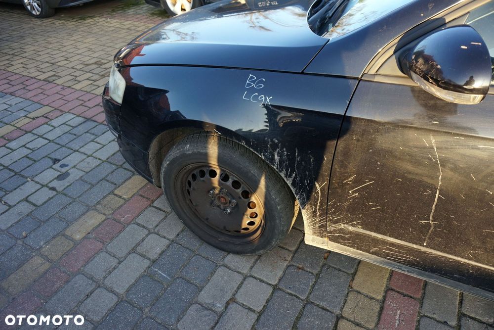 MASKA ZDERZAK BŁOTNIKI LAMPY PASSAT B6 LC9X  VOLKSWAGEN 2005-2010 CZARNY PRZÓD KOMPLETNY - 16