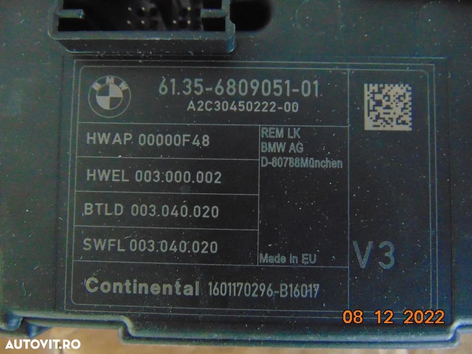 Modul BCM BMW f30 f31 f32 f33 f34 f20 21 f22 f23 panou modul control d - 1