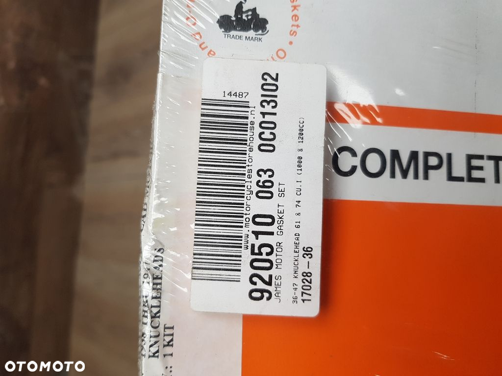 Zestaw uszczelek i uszczelniaczy silnika James Gasket Harley Davidson Knucklehead 36-47 - 6