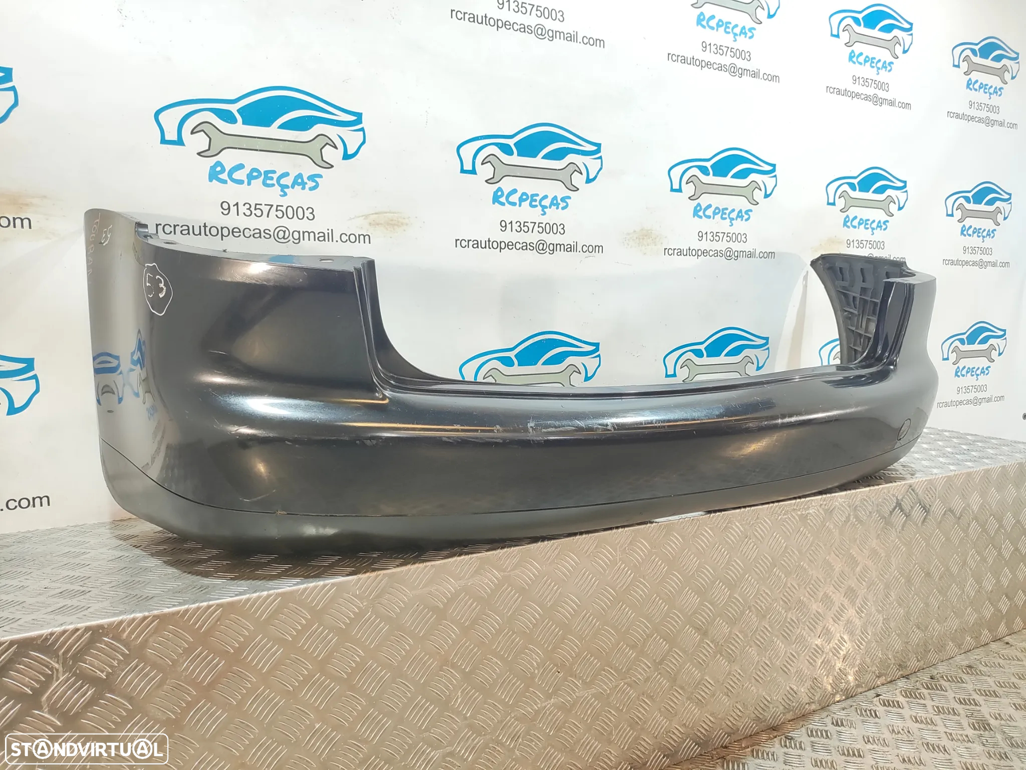 PARACHOQUES TRASEIRO TRÁS ORIGINAL VW VOLKSWAGEN TOURAN 1T 1T0807421 PARA-CHOQUES PARA CHOQUE - 5