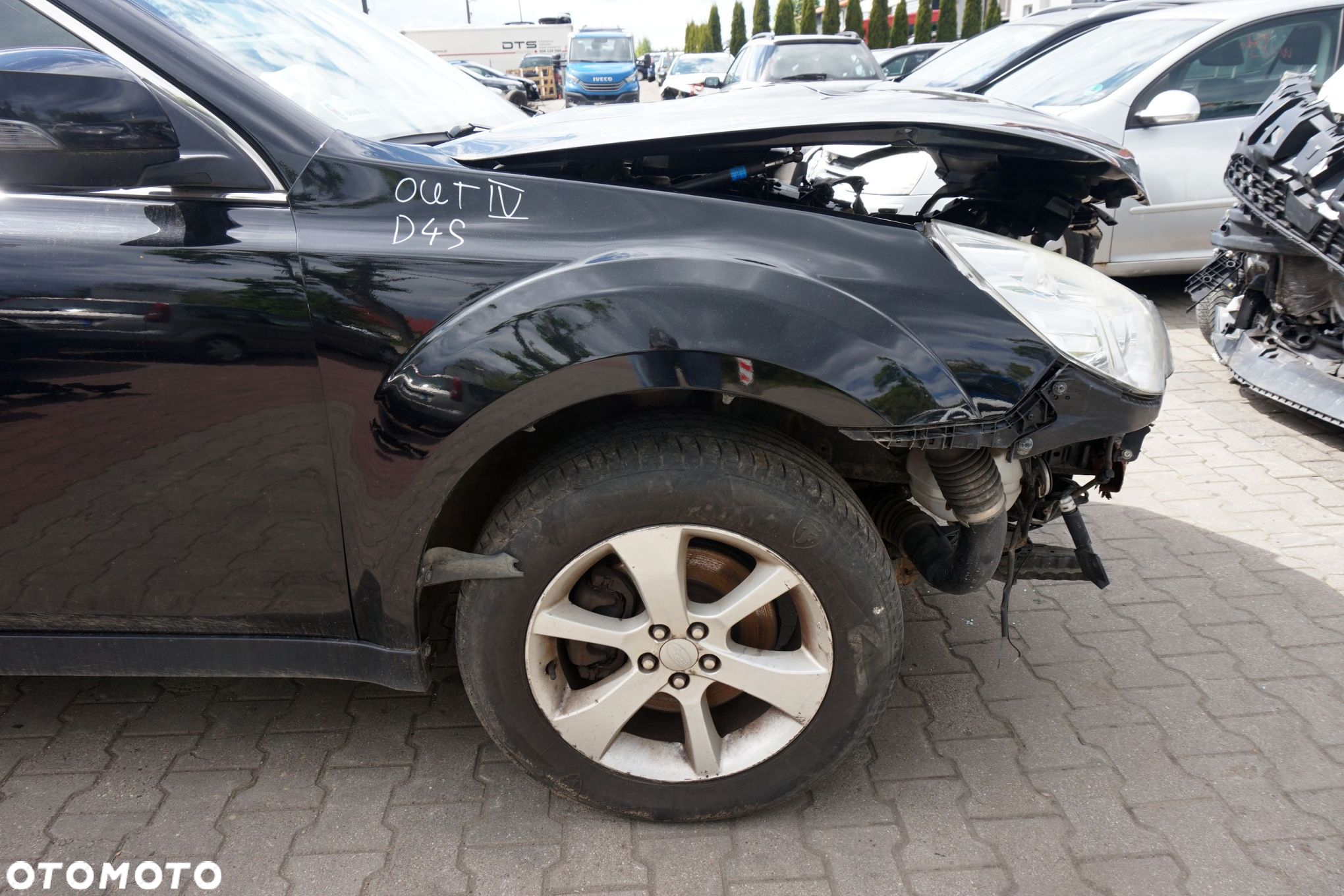 BŁOTNIK PRZEDNI PRAWY OUTBACK IV BR D4S 57120AJ0409P CZARNY SUBARU 2009-2014 - 2