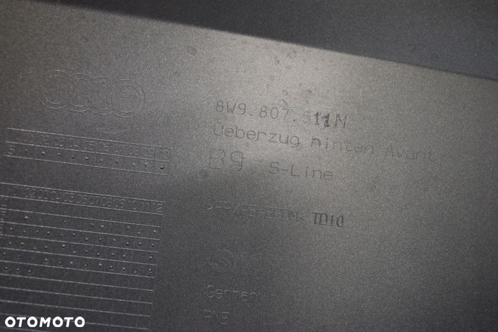 AUDI A4 B9 KOMBI S-LINE ZDERZAK TYLNY TYŁ - 8