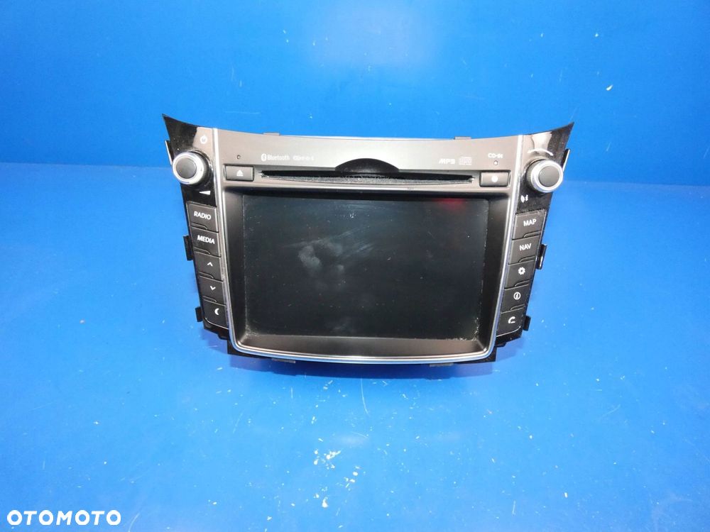 HYUNDAI I30 II RADIO FABRYCZNE NAWIGACJA EKRAN WYŚWIETLACZ - 1