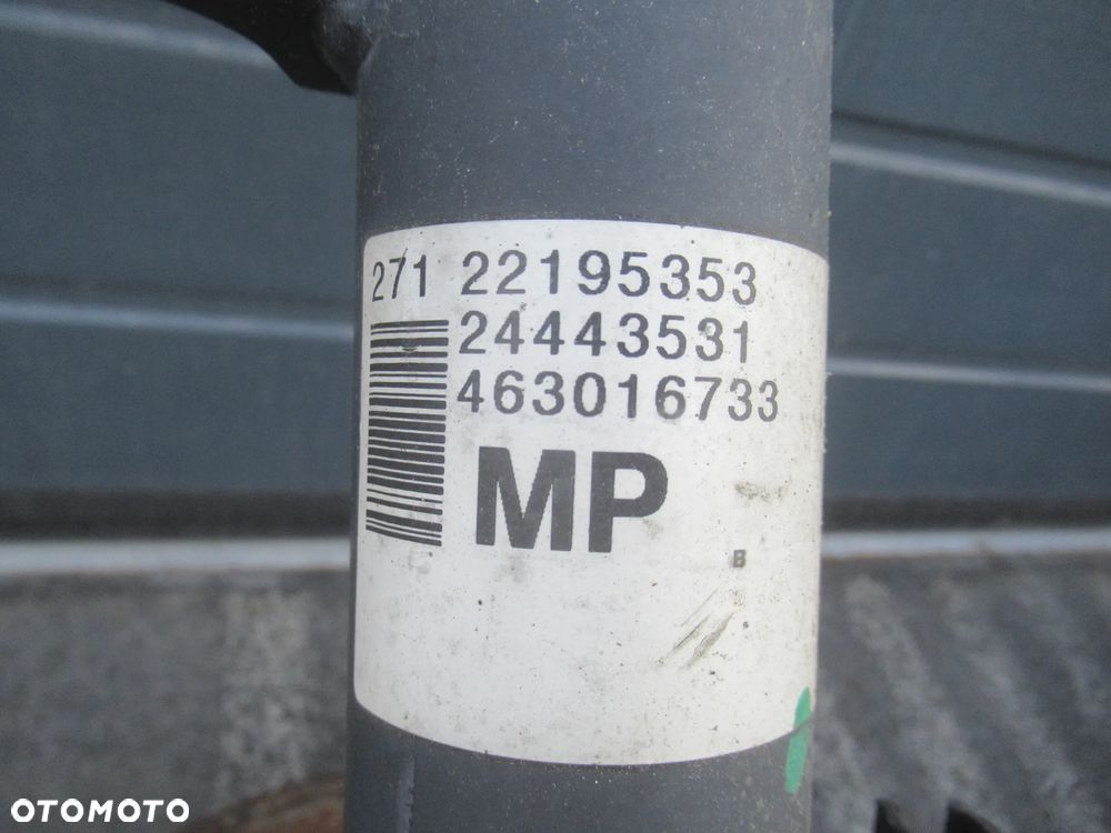 ZWROTNICA MCPERSON PRZEDNIA PRZÓD PRAWA LEWA OPEL ASTRA G II 2 2.2 16V BENZYNA 5x100 24443540 24443539 - 14