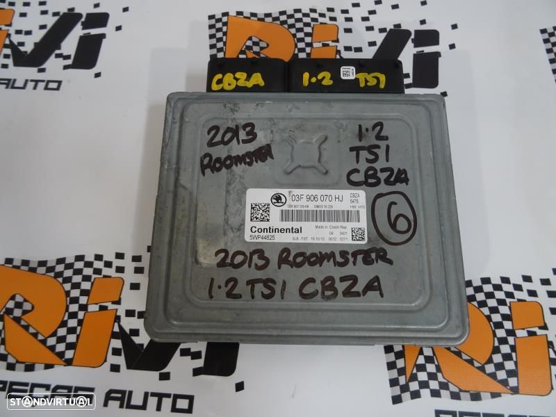 Centralina De Motor Skoda Roomster (5J)  Centralina 1.2 Tsi / 03F90607 - 1