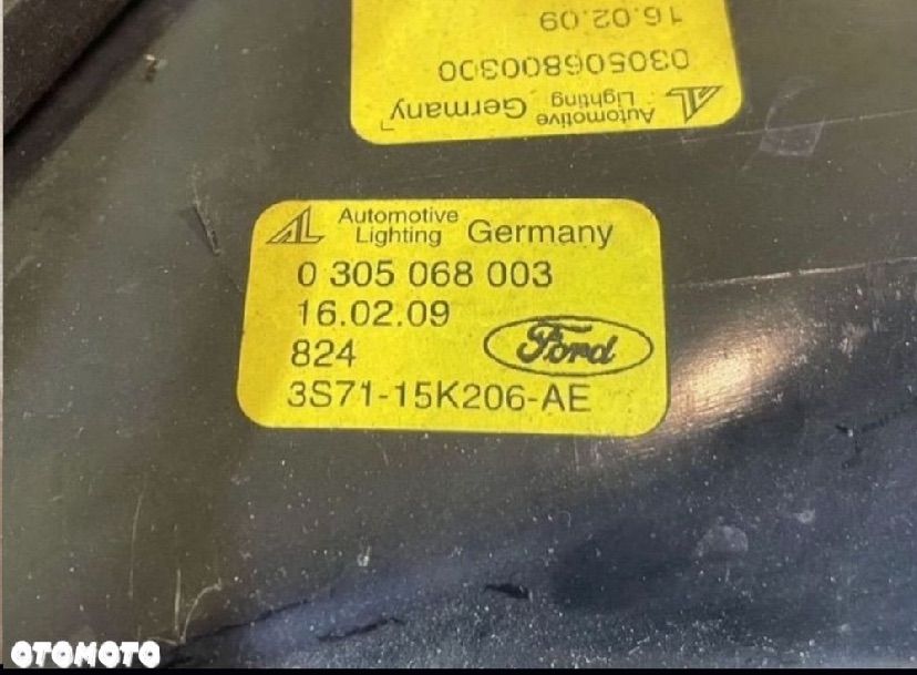 3S71-15K206 halogen zderzaka lewy Ford mondeo mk3 lift - 3