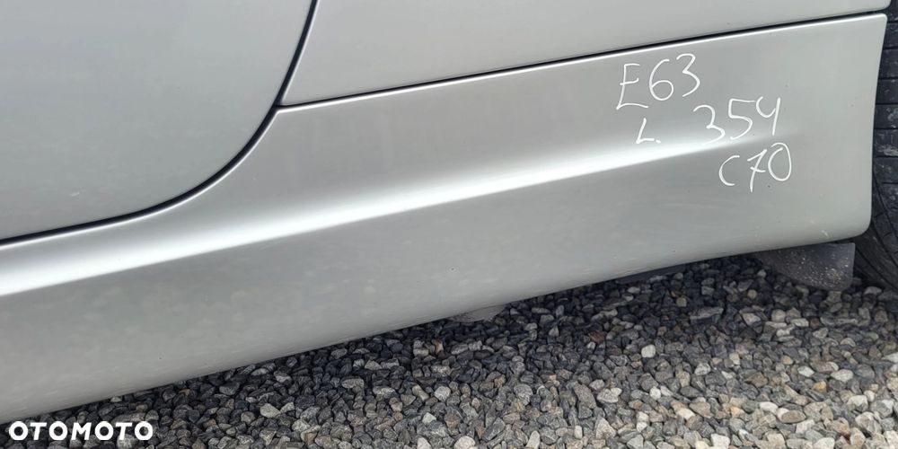 LISTWA PROGOWA LEWA BMW E63 E64 PRZEDLIFT 354 TITANSILBER C70 - 4