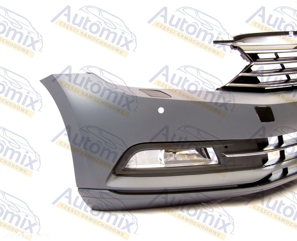 Zderzak przedni VW Passat B8 14 - 19 Sprysk. / Pdc-4 - 11