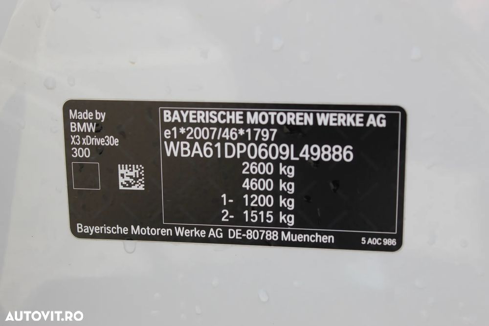 BMW X3 xDrive30e Aut. - 41