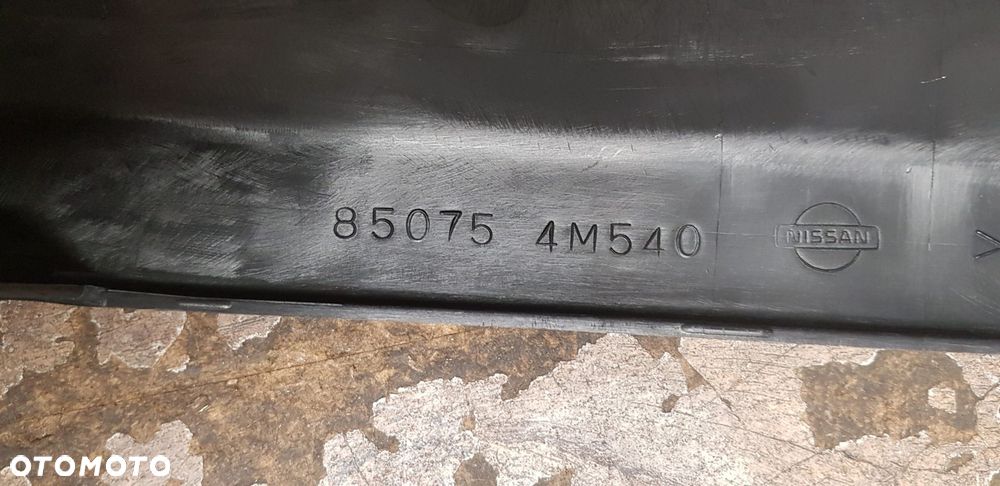 Oryginalna Listwa Zderzaka Tył Lewa Nissan Almera N16 OE 85075-4M540 - 8