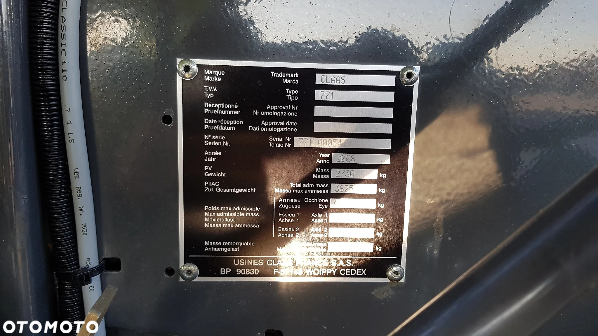 Claas VARIANT 370 - 16