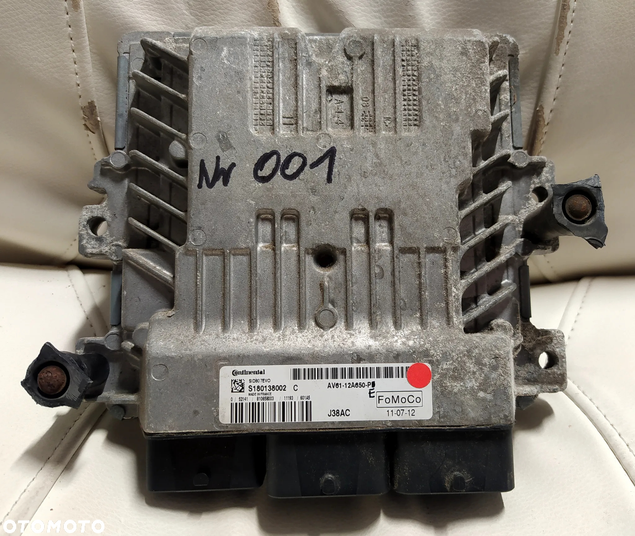 KOMPUTER STEROWNIK SILNIKA ECU FORD C-MAX FOCUS 1.6 D MAZDA 3 1.6D AV61-12A650-PE - 4