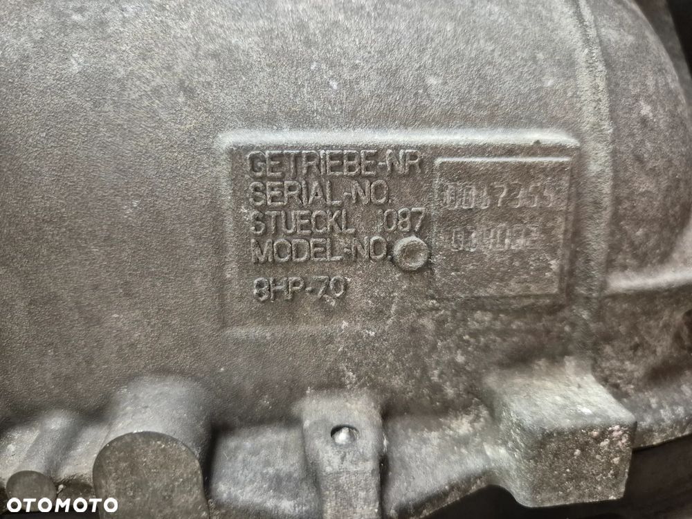 BMW F06 F10 F11 F12 F13 SKRZYNIA BIEGÓW 8HP-70 N57 3.0D DIESEL RWD 7636109 - 6