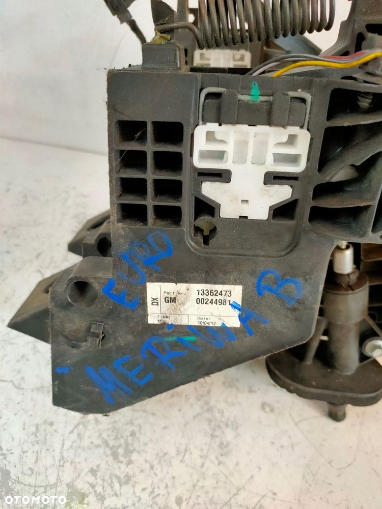 pedały sprzęgła hamulca kpl opel meriva b 13362473 - 4