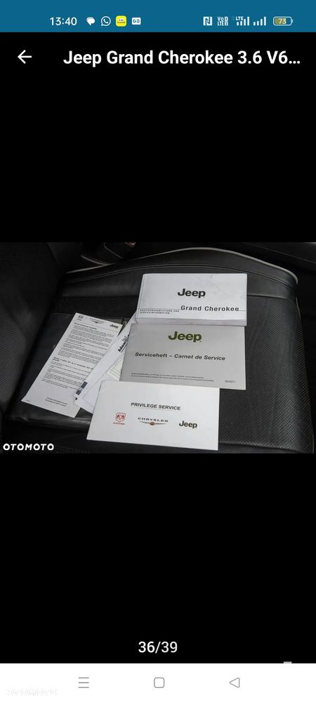 Jeep Grand Cherokee 3.6 V6 Overland - 28