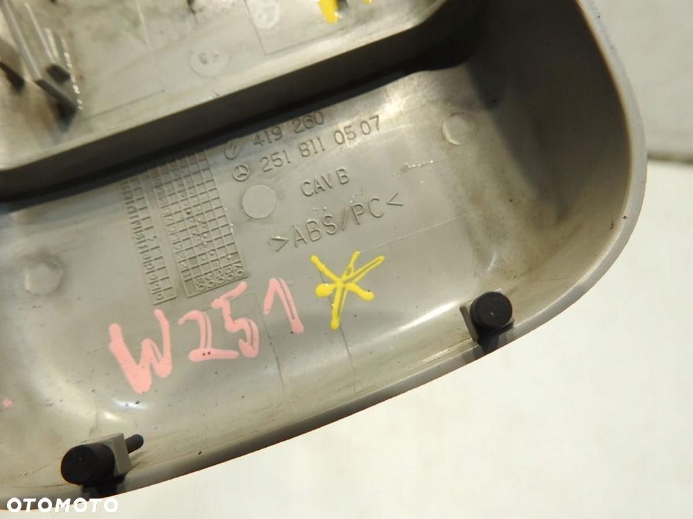OBUDOWA LUSTERKA WSTECZNEGO MERCEDES R W251 2518110507 - 2