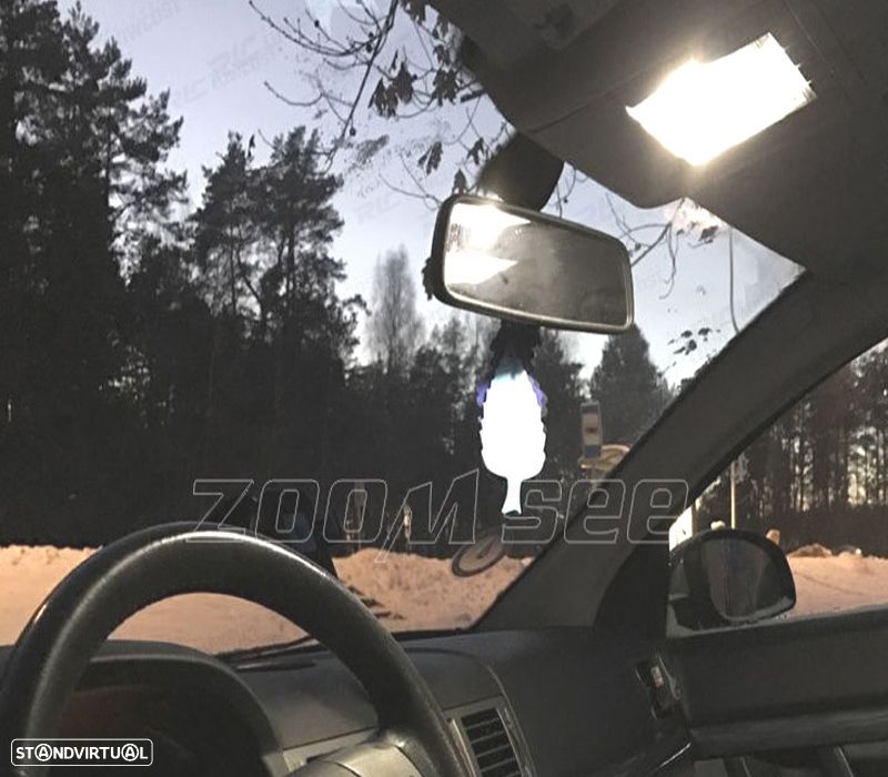 KIT COMPLETO DE 9 LAMPADAS LED INTERIOR PARA VOLKSWAGEN VW POLO MK3 6N 6N1 6N2 94-01 - 3