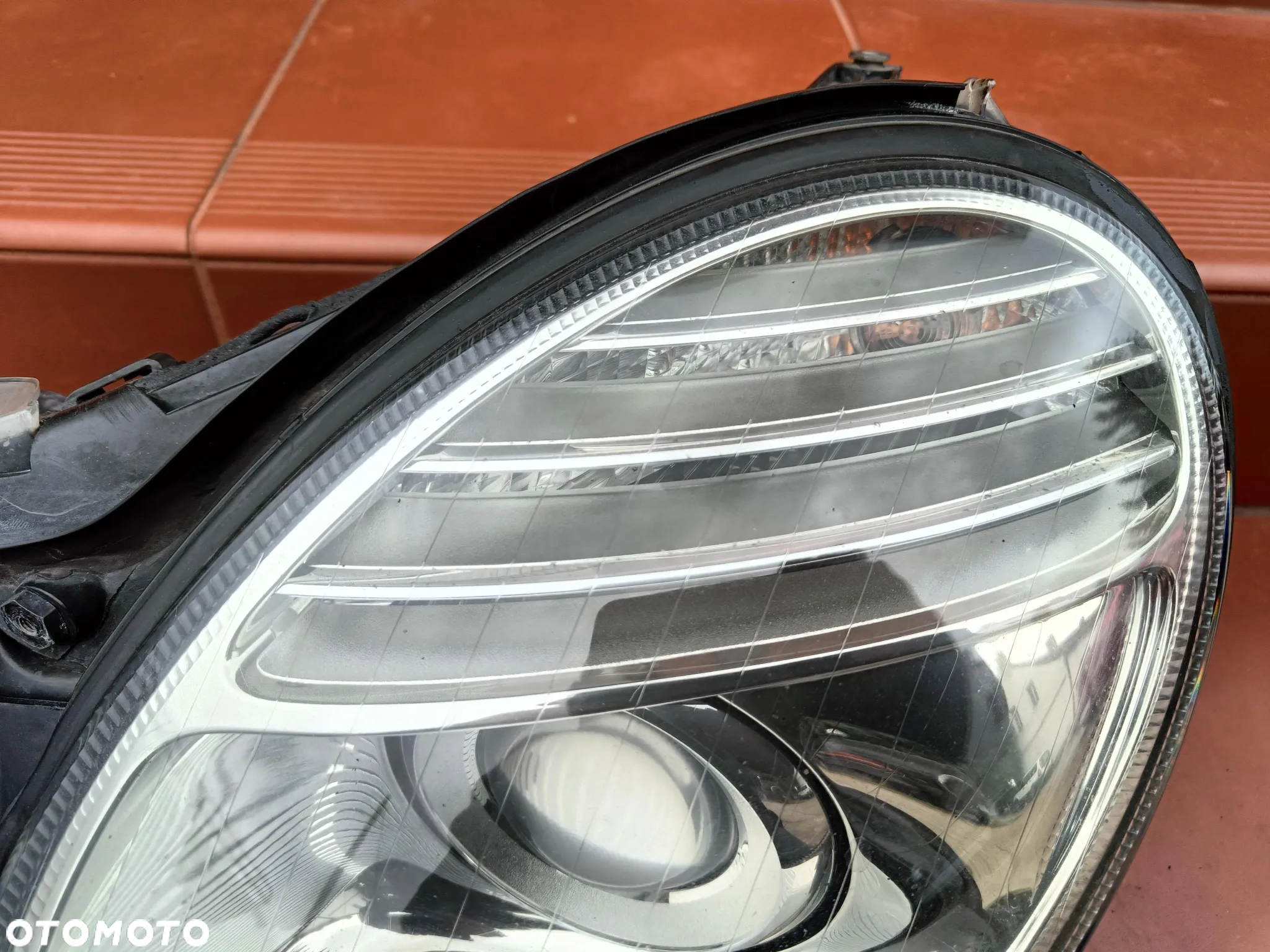 MERCEDES W211 LIFT LAMPA LEWA PRZÓD PRZEDNIA BI XENON NIE SKRĘTNY - 5