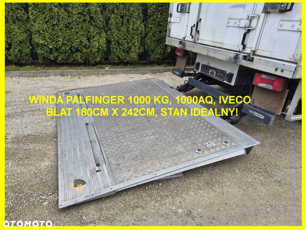 Winda palfinger 1000kg ,typ 1000AQ, Iveco, blat 180cm, 2013 rok, stan idealny! - 1