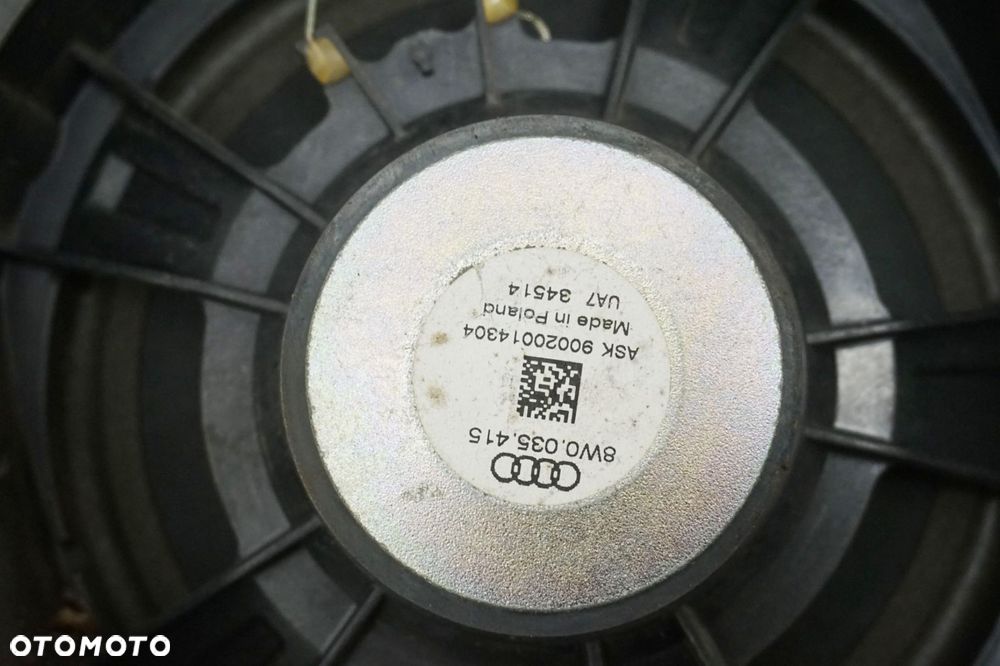 GŁOŚNIKI GŁOŚNIKI SUBWOOFER AUDI A4 B9 8W 8W5035412 - 5