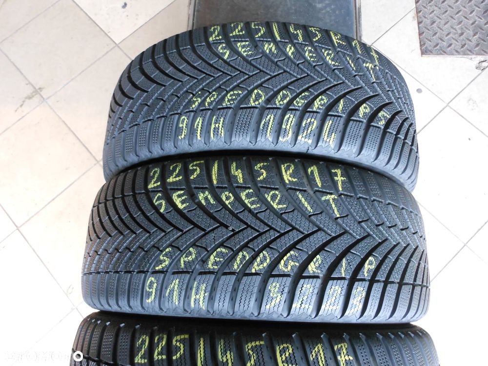 Opony 225/45r17 semperit speed grip 5 8mm komplet zima - 3