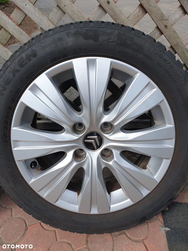 Koła Wielosezon Felgi Aluminiowe Citroen c3 c3 picasso 4X108 195/55 R16 Opoy NEXEN 2023r 6Jx16 - 3