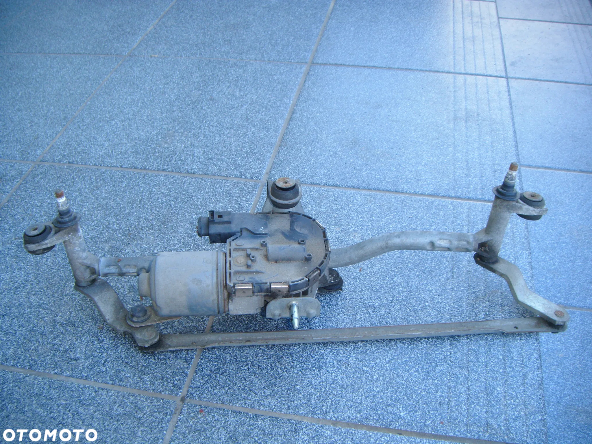 vw caddy 3 08r mechanizm wycieraczki przód z silnikiem  2k1955023g - 2
