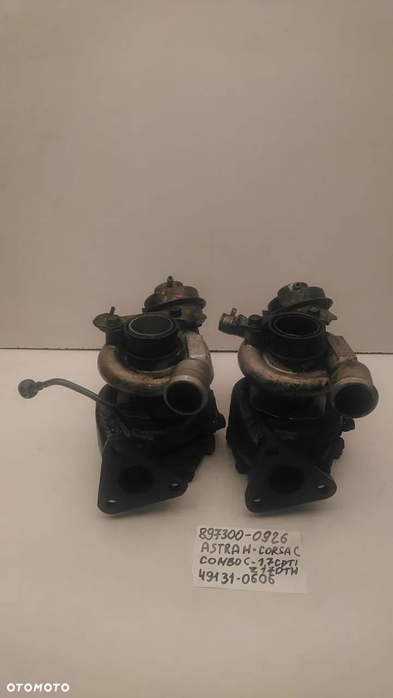 TURBO TURBOSPRĘŻARKA OPEL MERIVA A COMBO C CORSA C ASTRA H III 1.7 CDTI DIEASEL 4510069 / CZERWONA GUMKA - 2