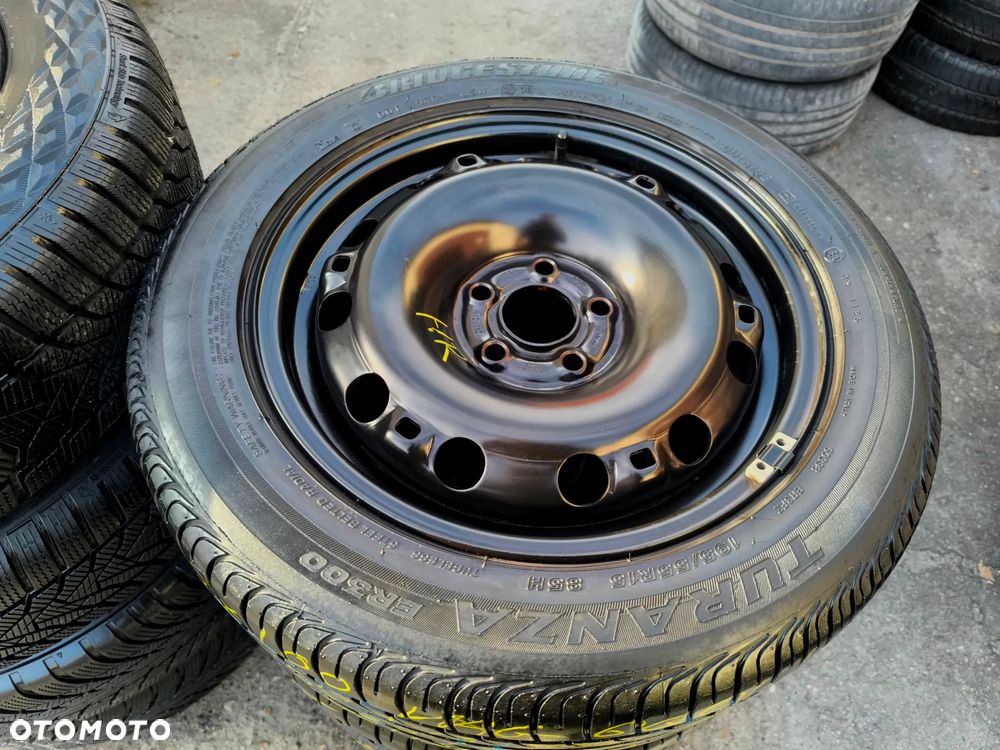 5x100 Felgi Stalowe Stal 15 Koła Letnie Lato SKODA FABIA PRAKTIK ROOMSTER RAPID SEAT IBIZA CORDOBA TOLEDO IV 4 VW FOX POLO Legnica ALU-RAD 195/55 6mm - 1