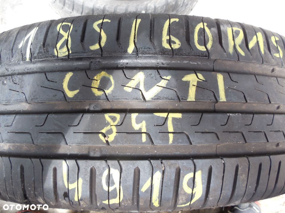 OPONA POJEDYNKA 185/60R15 CONTINENTAL ECO CONTACT 6 DOT 4919 7,8MM - 1