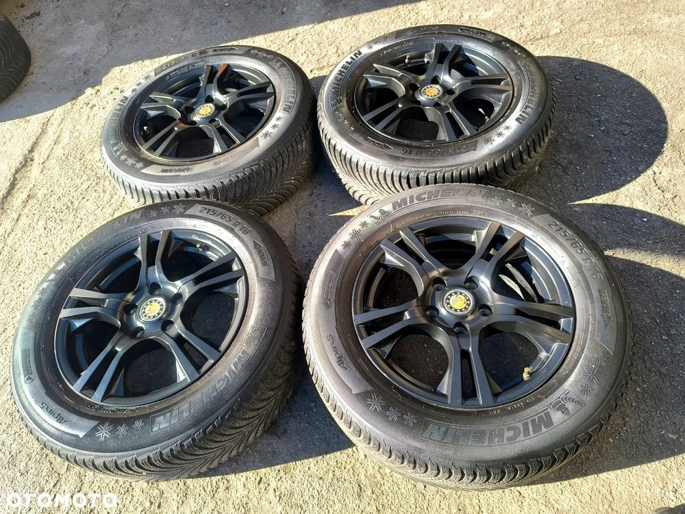 5x114,3 Felgi Aluminiowe Alufelgi 5x114 Koła Zimowe Zima RENAULT KADJAR NISSAN QASHQAI XTRAIL JUKE MITSUBISHI OUTLANDER ASX MAZDA MPV KIA SPORTAGE HYUNDAI IX35 TUCSON SANTA FE TOYOTA RAV4 SUZUKI GRAND VITARA DACIA DUSTER HONDA CRV CITROEN C4 AIRCROSS 7mm Legnica ALU-RAD Czarne 215/65 - 2