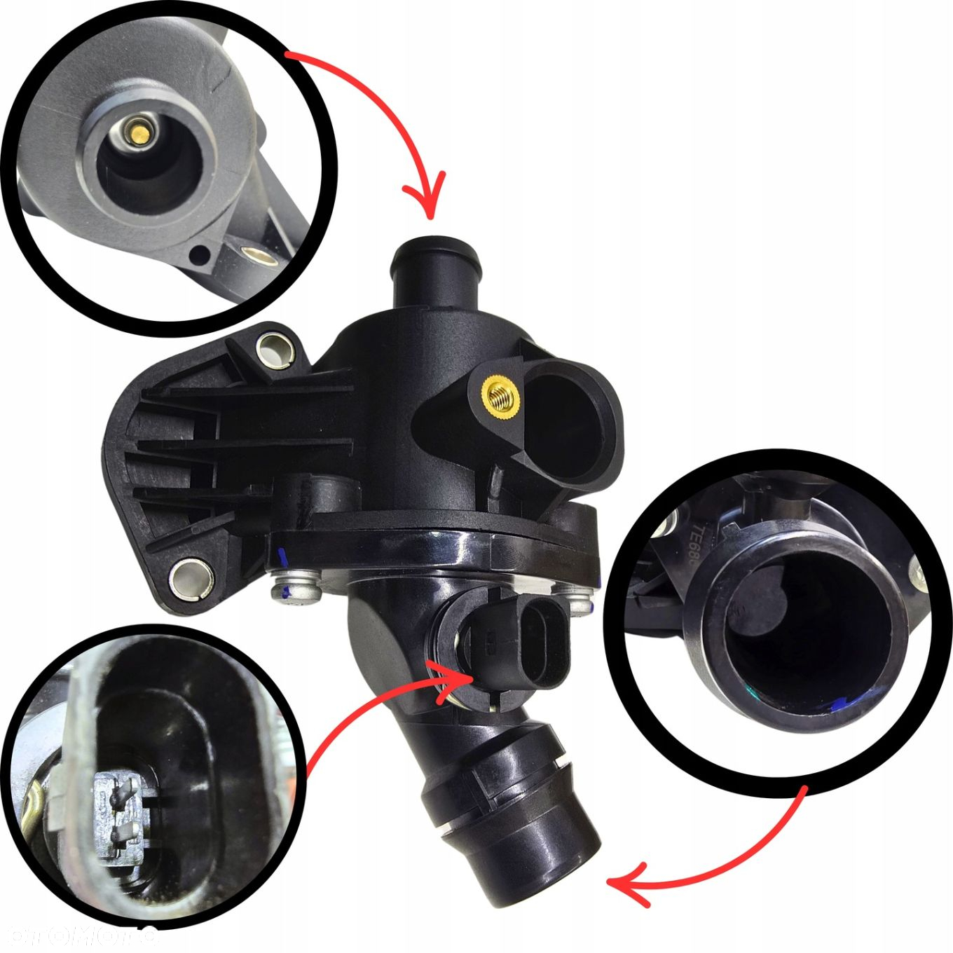TERMOSTAT - A3 / LEON / TOLEDO / PASSAT B6 - 1.6 FSI /2.0 FSI / 1.9 TDI - 4